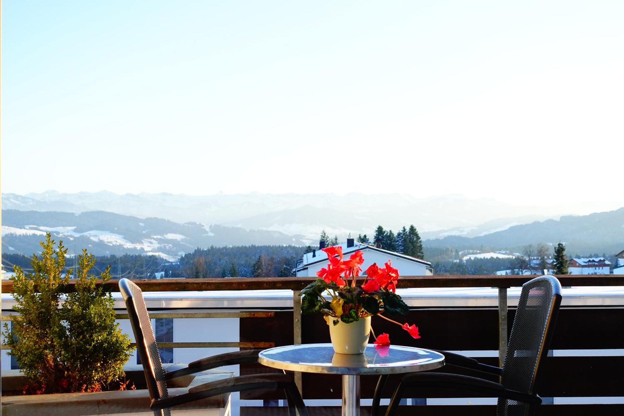 Relax-Red Mit Pool Und Sauna Scheidegg Esterno foto